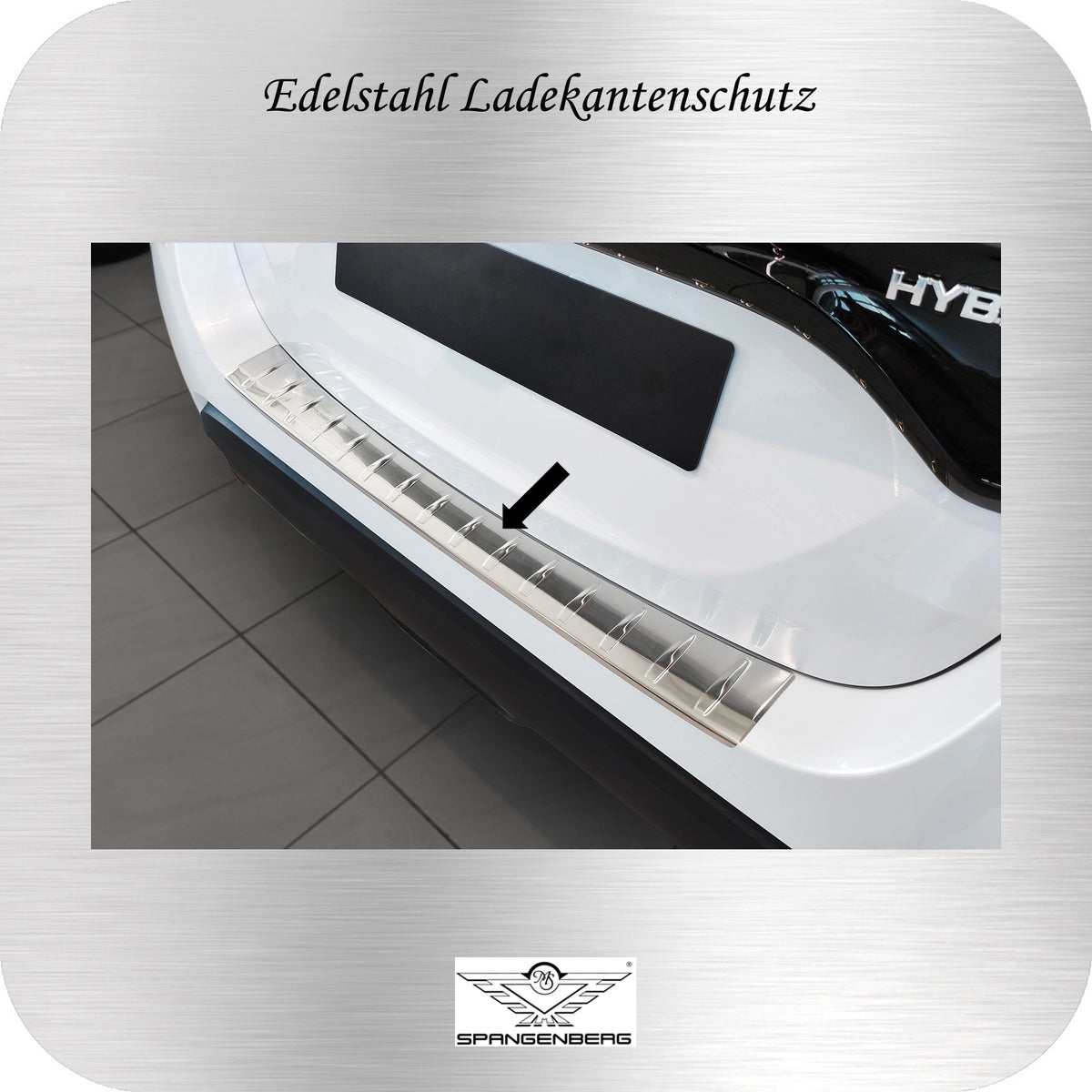Ladekantenschutz Edelstahl für Mazda 2 IV 4. Gen. nur Hybrid ab 03.2022- 3235891 c