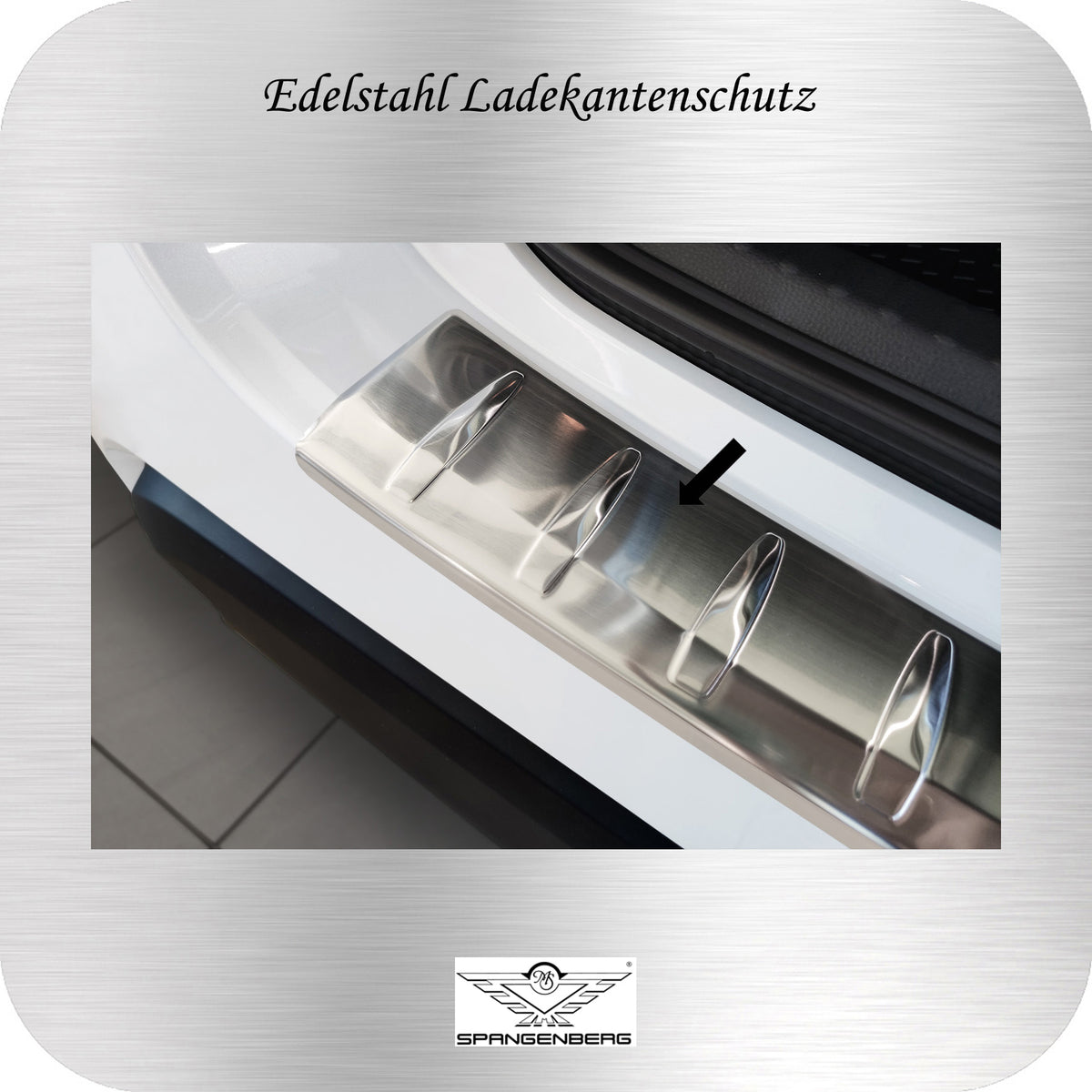 Ladekantenschutz Edelstahl für Mazda 2 IV 4. Gen. nur Hybrid ab 03.2022- 3235891 d
