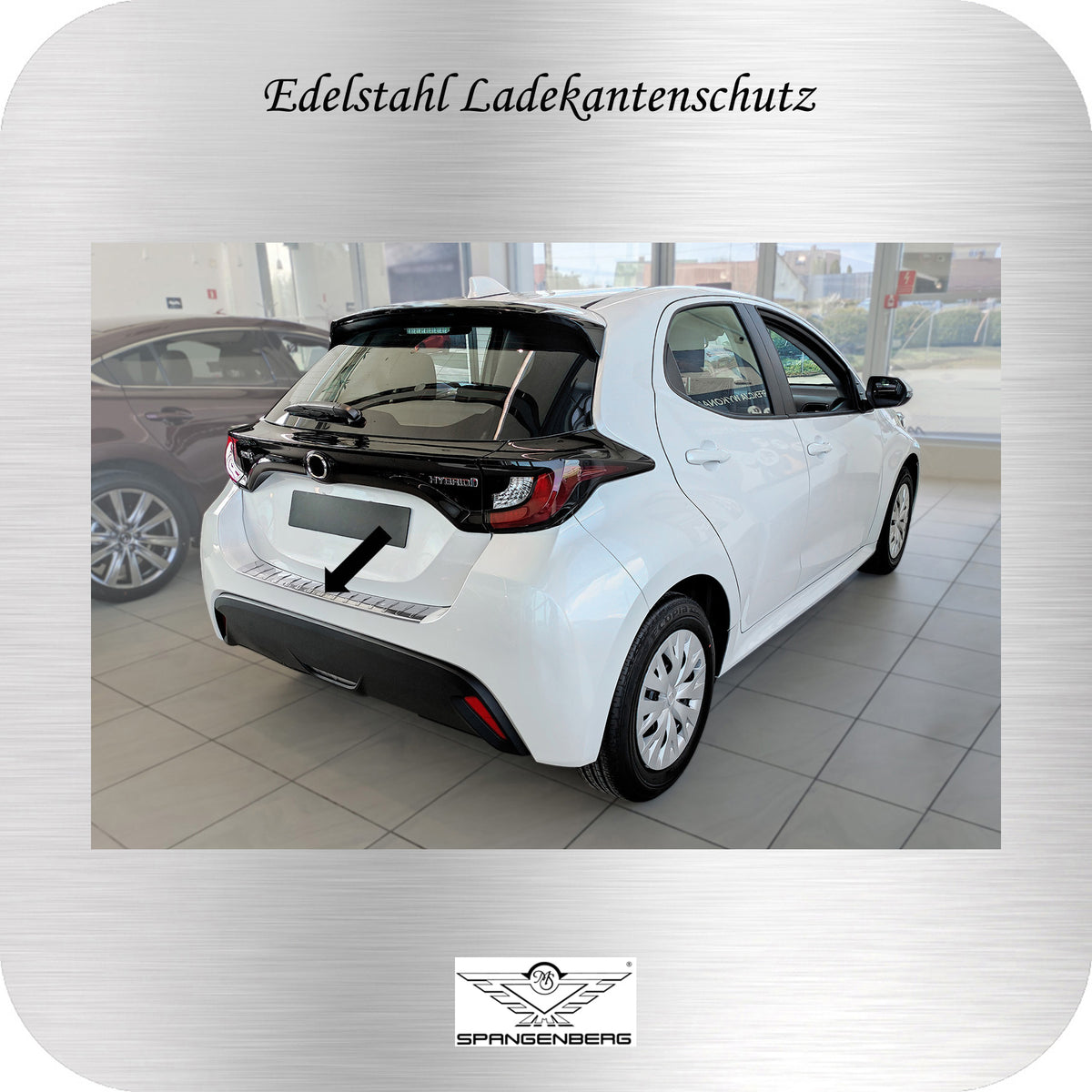 Ladekantenschutz Edelstahl für Mazda 2 IV 4. Gen. nur Hybrid ab 03.2022- 3235891 g
