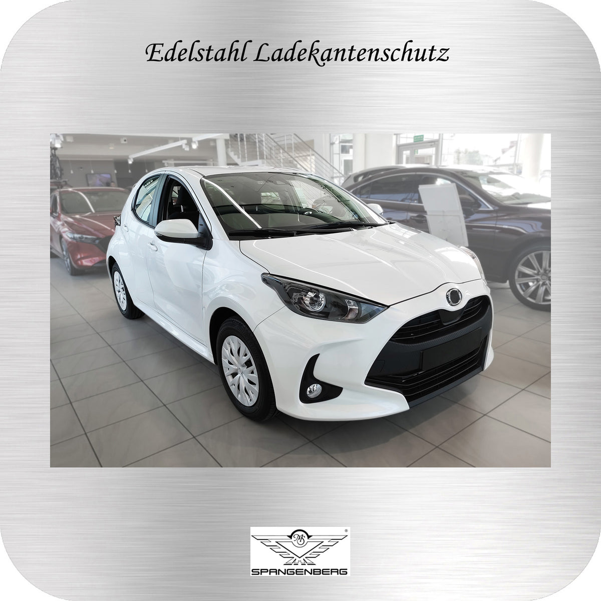 Ladekantenschutz Edelstahl für Mazda 2 IV 4. Gen. nur Hybrid ab 03.2022- 3235891 h