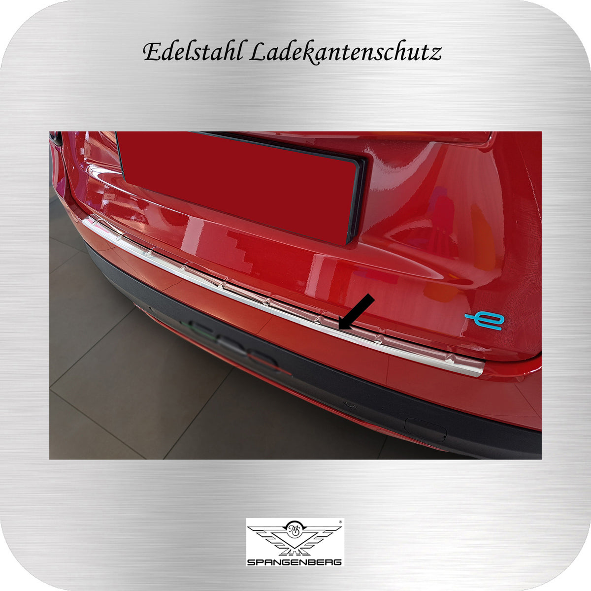Ladekantenschutz Edelstahl silber für Fiat 600 ab Baujahr 09.2023- 3235898 b