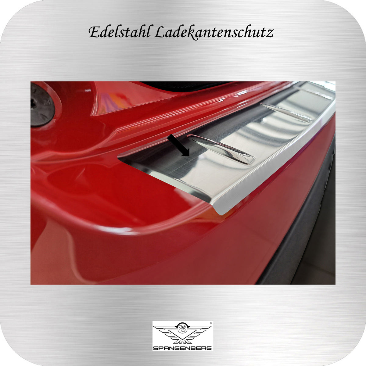 Ladekantenschutz Edelstahl silber für Fiat 600 ab Baujahr 09.2023- 3235898 c