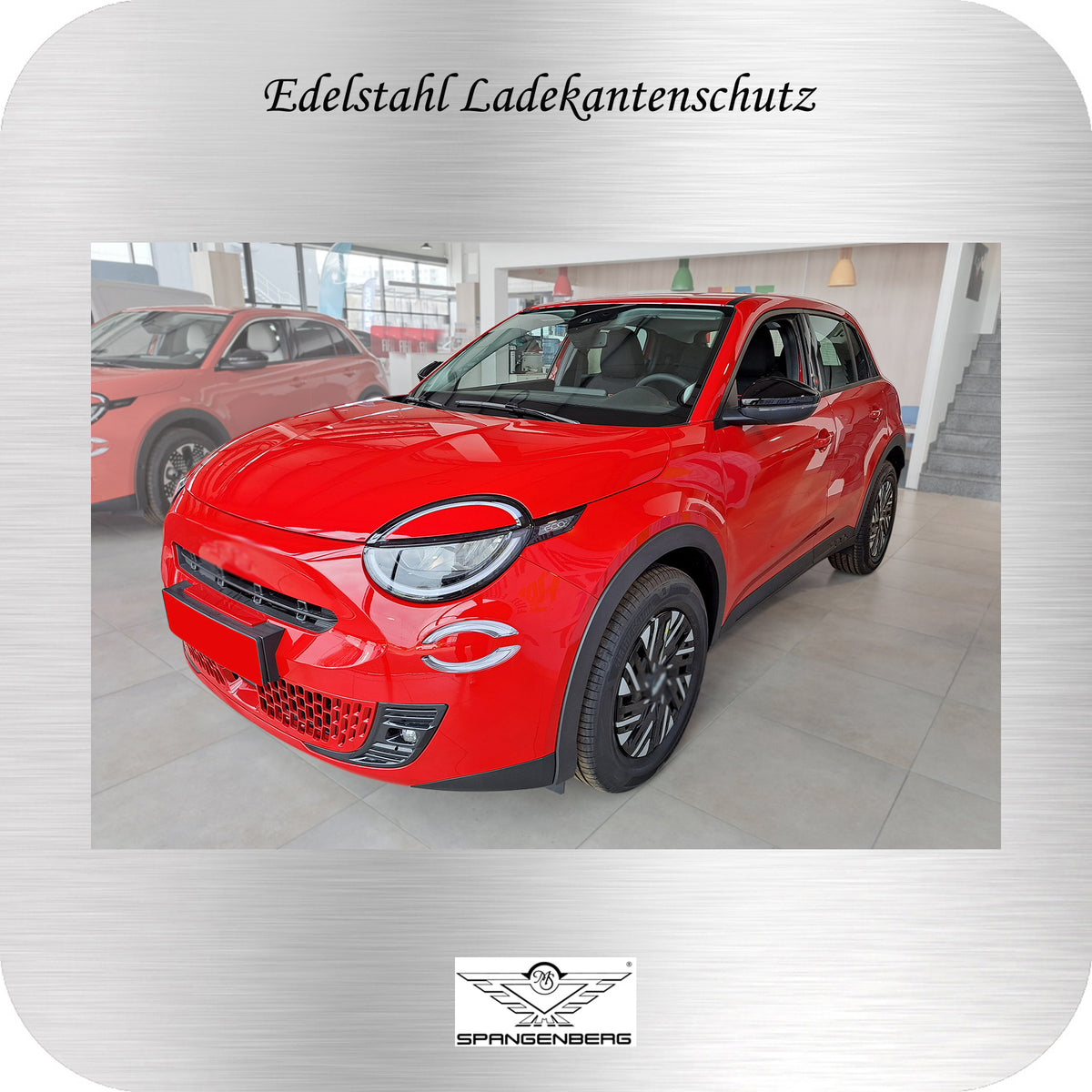 Ladekantenschutz Edelstahl silber für Fiat 600 ab Baujahr 09.2023- 3235898 g
