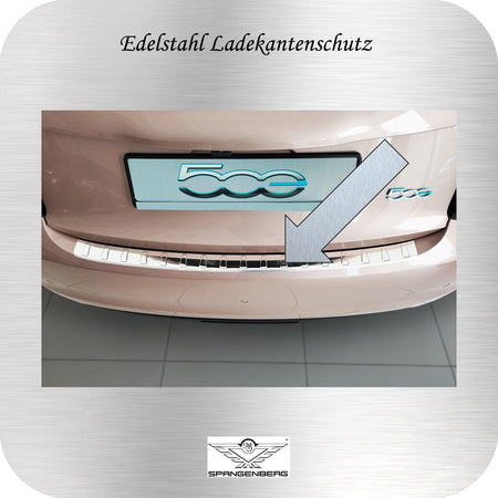 Ladekantenschutz Edelstahl für Fiat 500e Elektro 3-Türer ab Bj. 11.2020- 3235899 a
