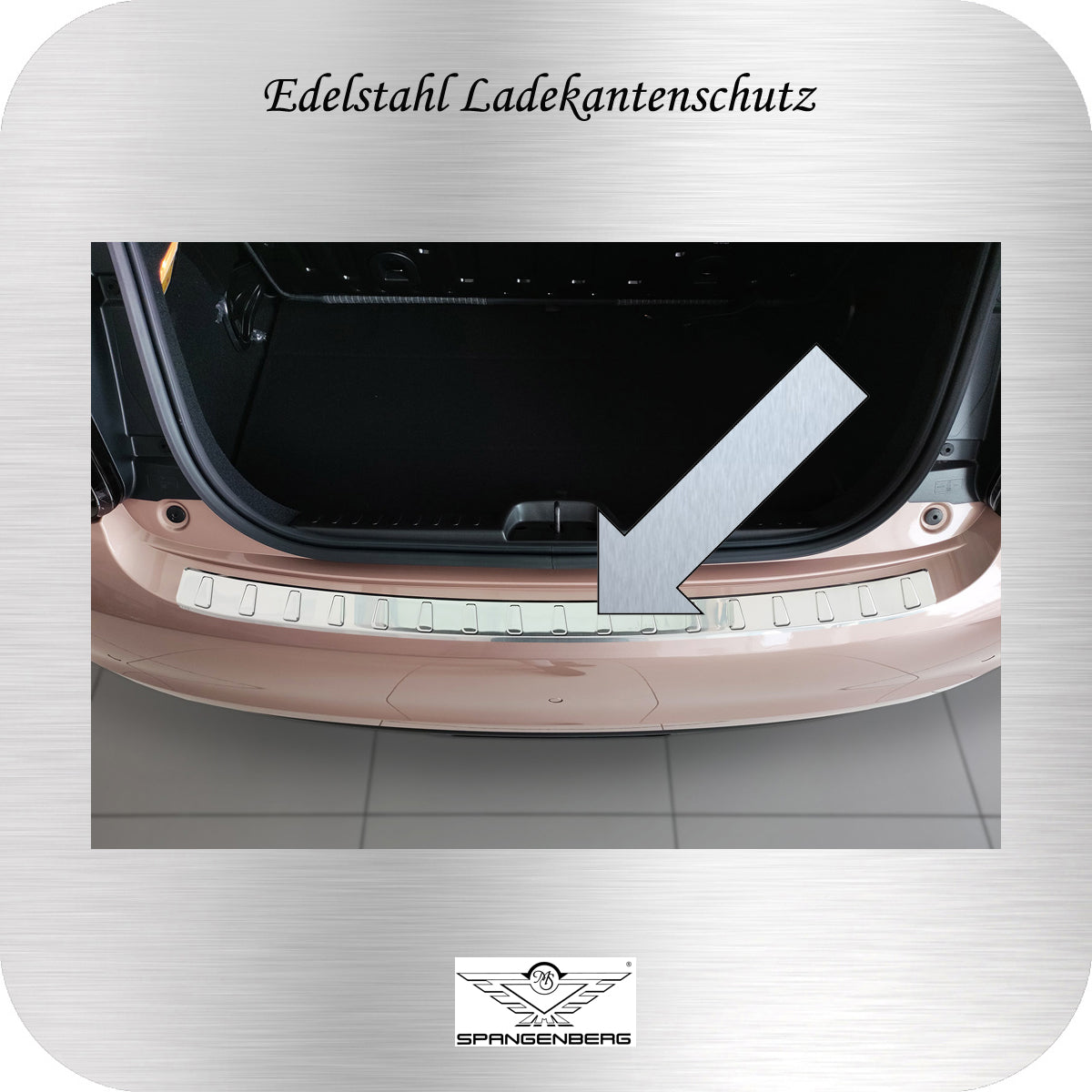 Ladekantenschutz Edelstahl für Fiat 500e Elektro 3-Türer ab Bj. 11.2020- 3235899 b