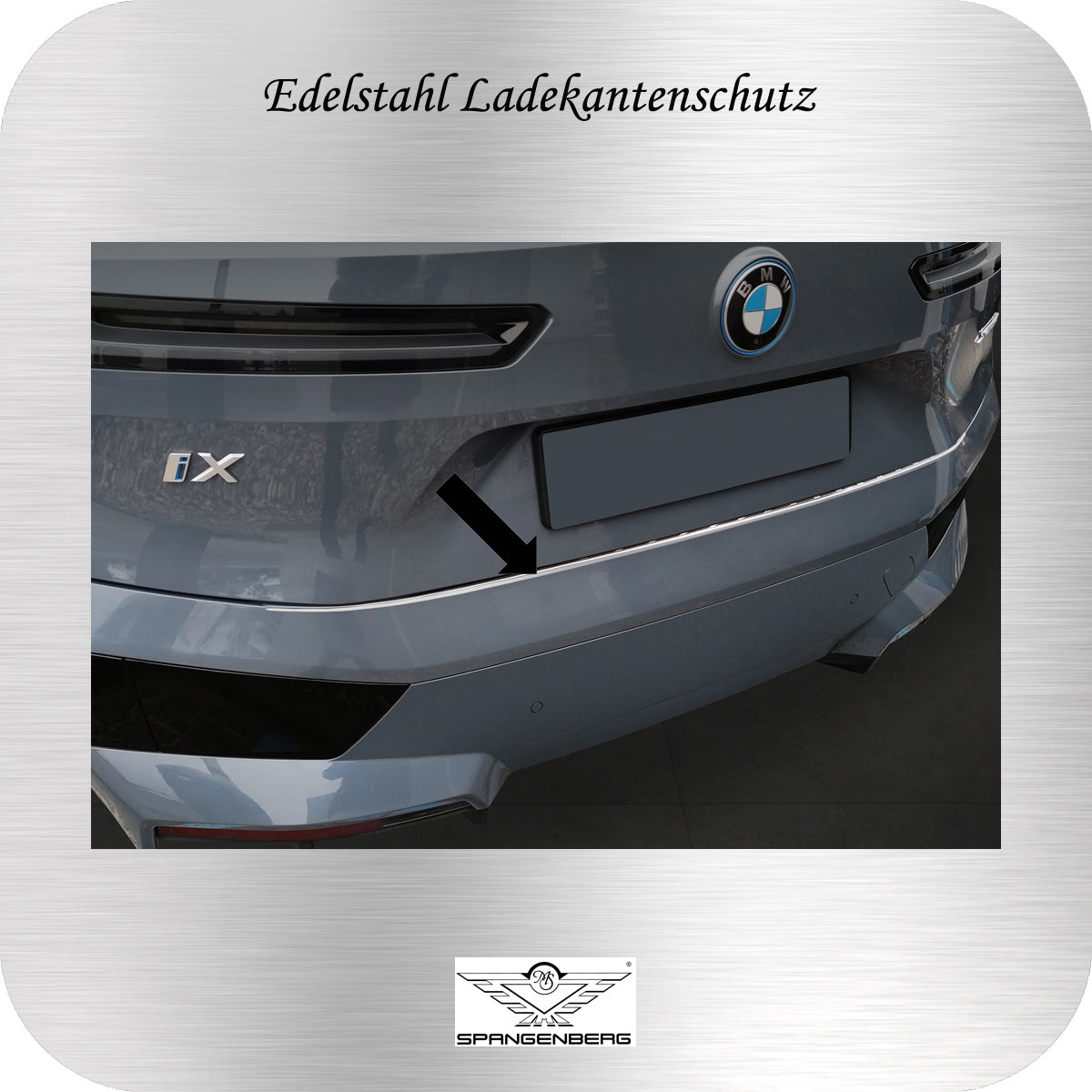 Ladekantenschutz Edelstahl für BMW iX SUV Typ I20 ab Baujahr 07.2021- 3235915 c