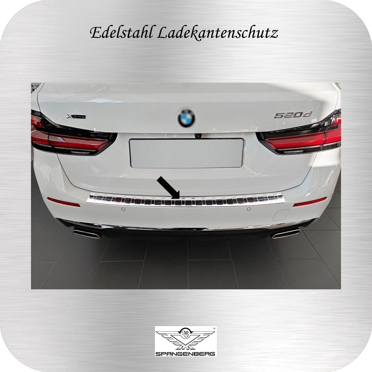 Ladekantenschutz Edelstahl für BMW 5er Touring G31 ab Facelift 06.2020- 3235917 c