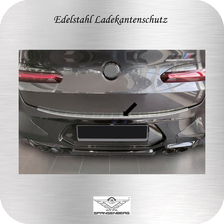 Ladekantenschutz Edelstahl silber für BMW X4 G02 M Competition ab 08.21- 3235918 b