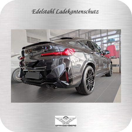 Ladekantenschutz Edelstahl silber für BMW X4 G02 M Competition ab 08.21- 3235918 f