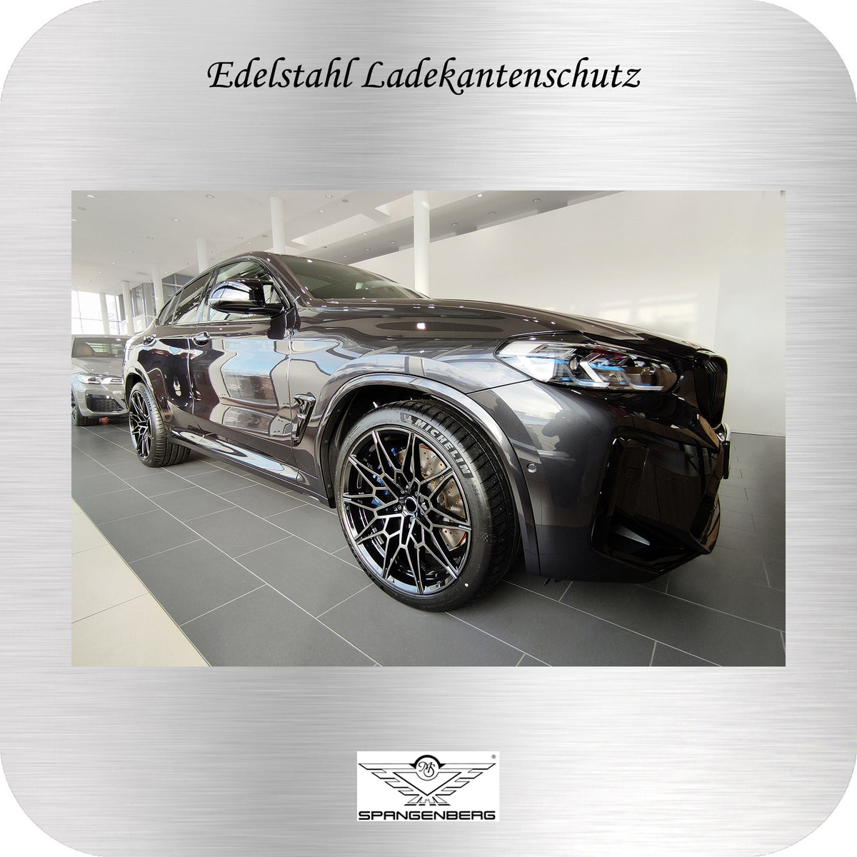 Ladekantenschutz Edelstahl silber für BMW X4 G02 M Competition ab 08.21- 3235918 g