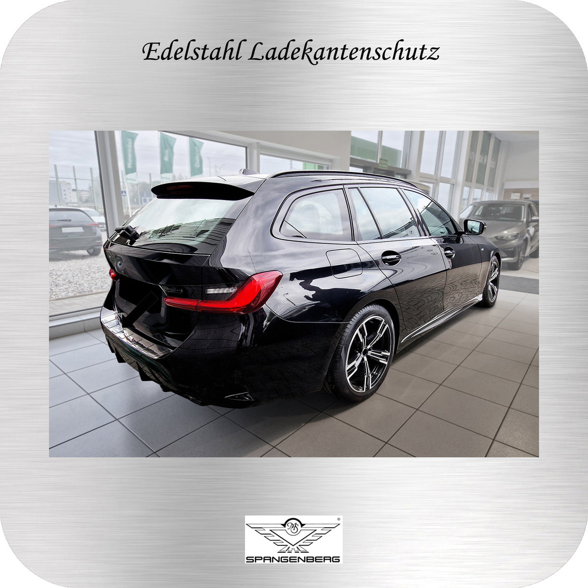 Ladekantenschutz Edelstahl silber für BMW 3er Touring M-Style G21 08.22- 3235924 g