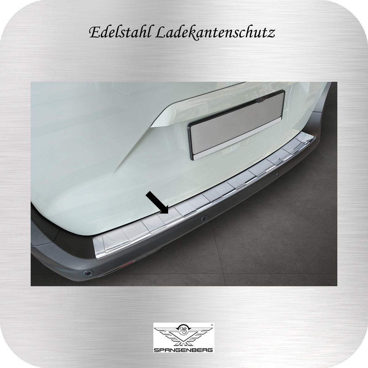 Ladekantenschutz Edelstahl silber für Ford Tourneo Courier II 07.2023- 3235935a
