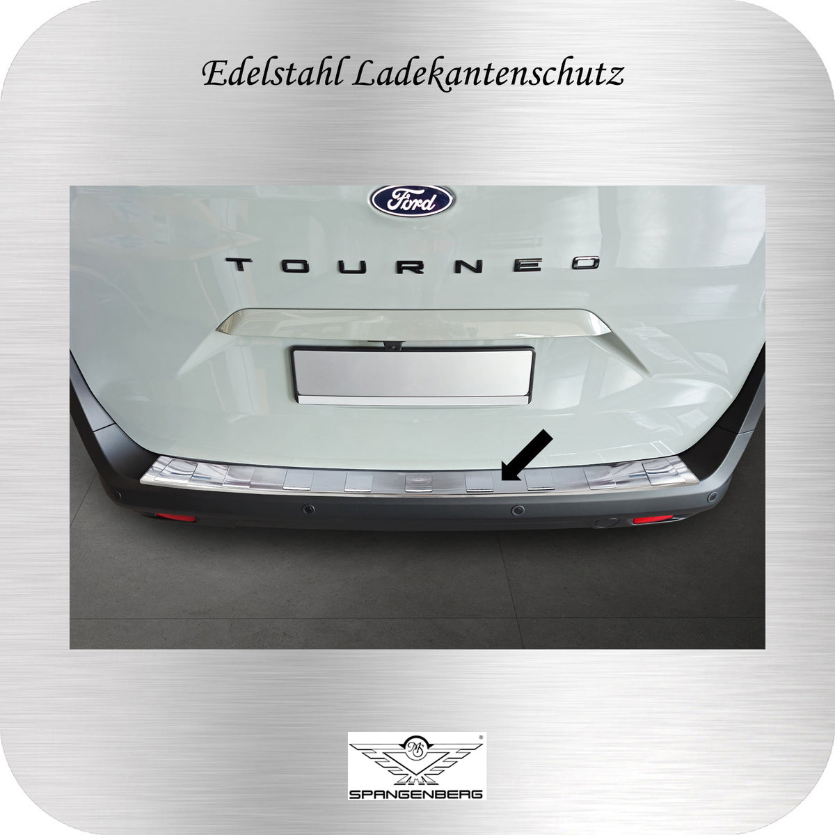 Ladekantenschutz Edelstahl silber für Ford Tourneo Courier II 07.2023- 3235935b