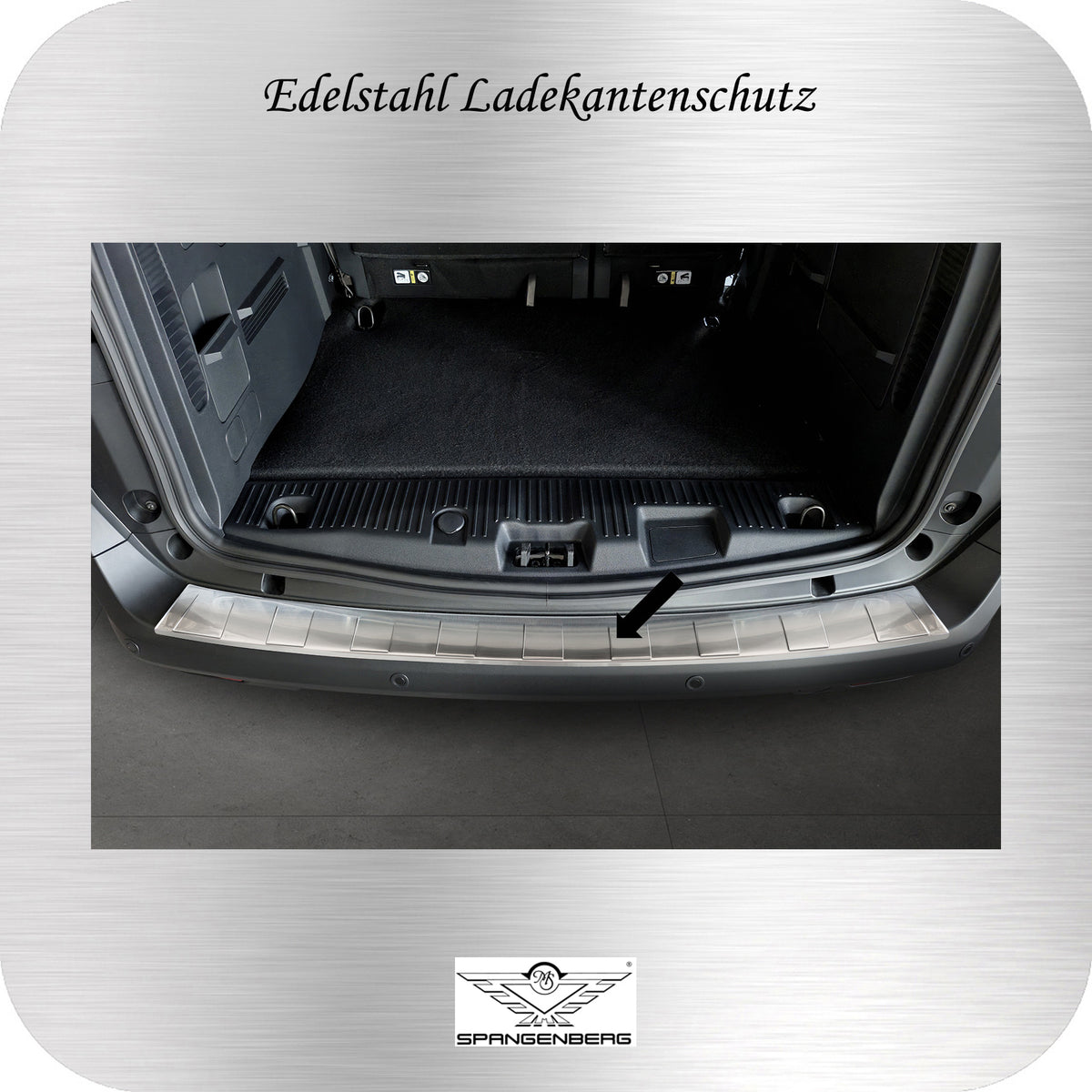 Ladekantenschutz Edelstahl silber für Ford Tourneo Courier II 07.2023- 3235935c