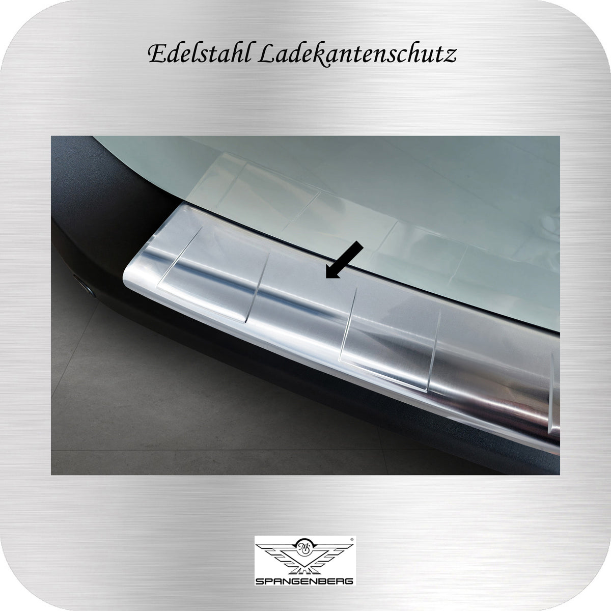 Ladekantenschutz Edelstahl silber für Ford Tourneo Courier II 07.2023- 3235935d