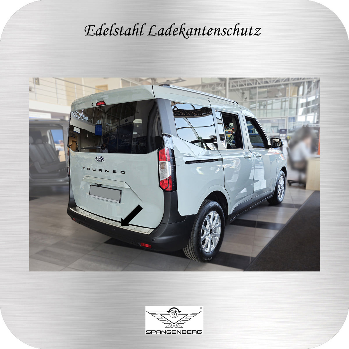 Ladekantenschutz Edelstahl silber für Ford Tourneo Courier II 07.2023- 3235935g