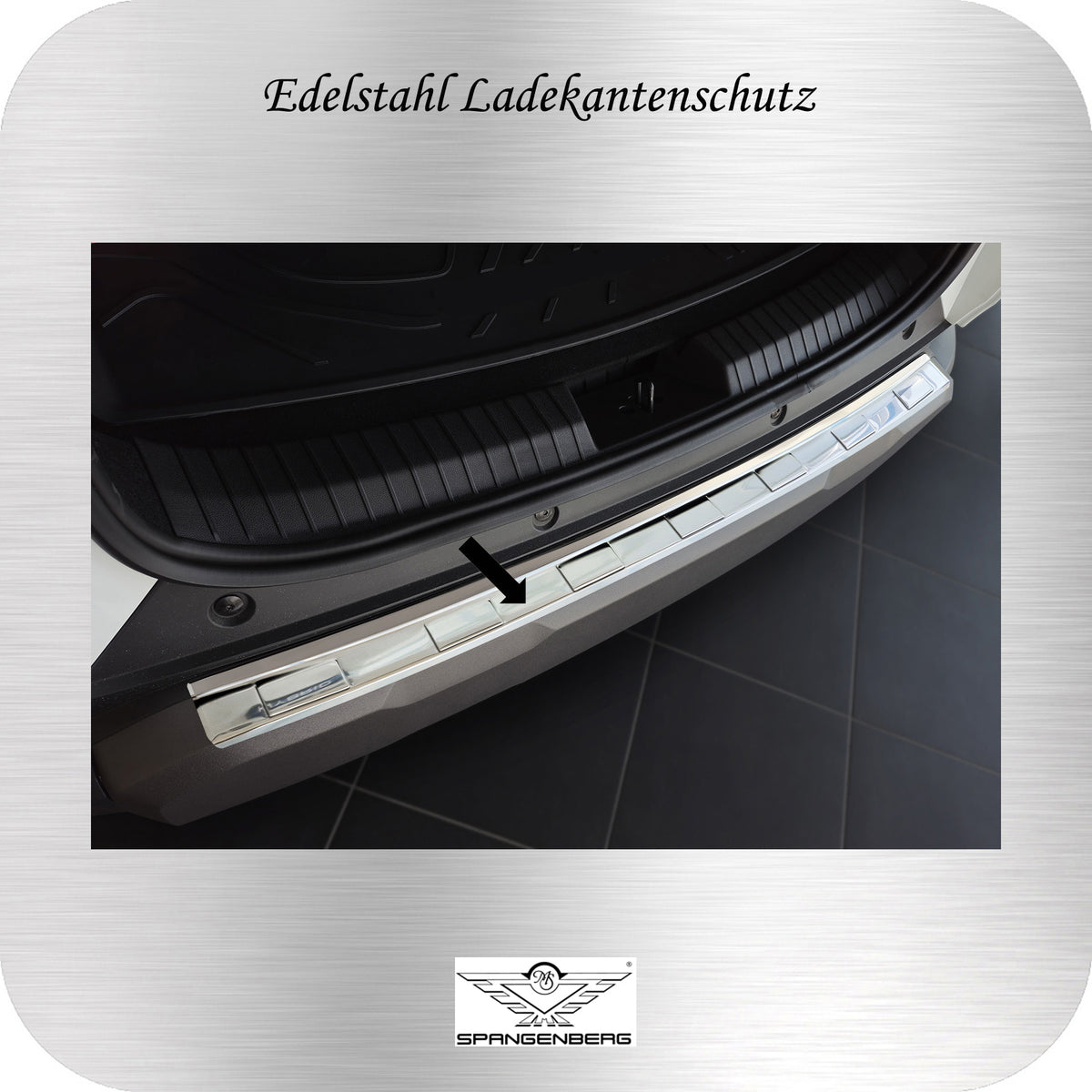 Ladekantenschutz Edelstahl silber für Dacia Duster III 3.Gen. ab 05.24- 3235957a