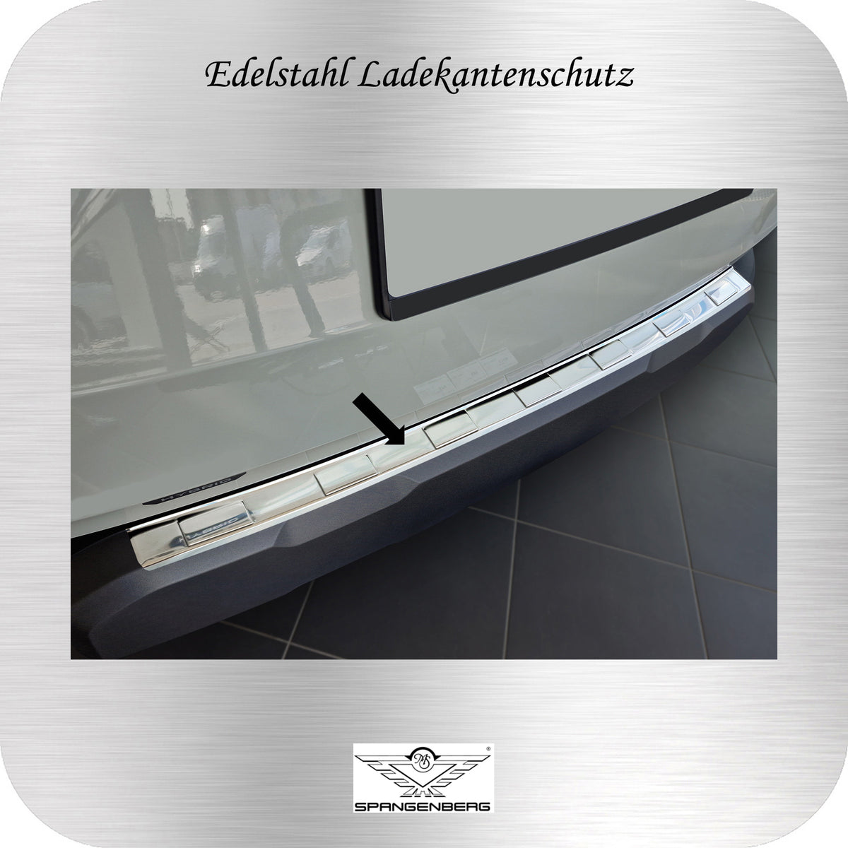 Ladekantenschutz Edelstahl silber für Dacia Duster III 3.Gen. ab 05.24- 3235957b