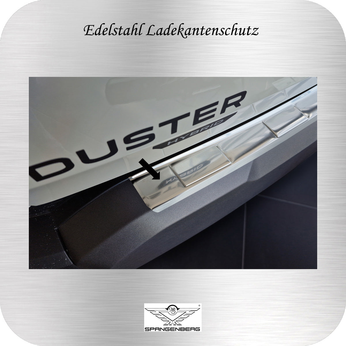 Ladekantenschutz Edelstahl silber für Dacia Duster III 3.Gen. ab 05.24- 3235957d
