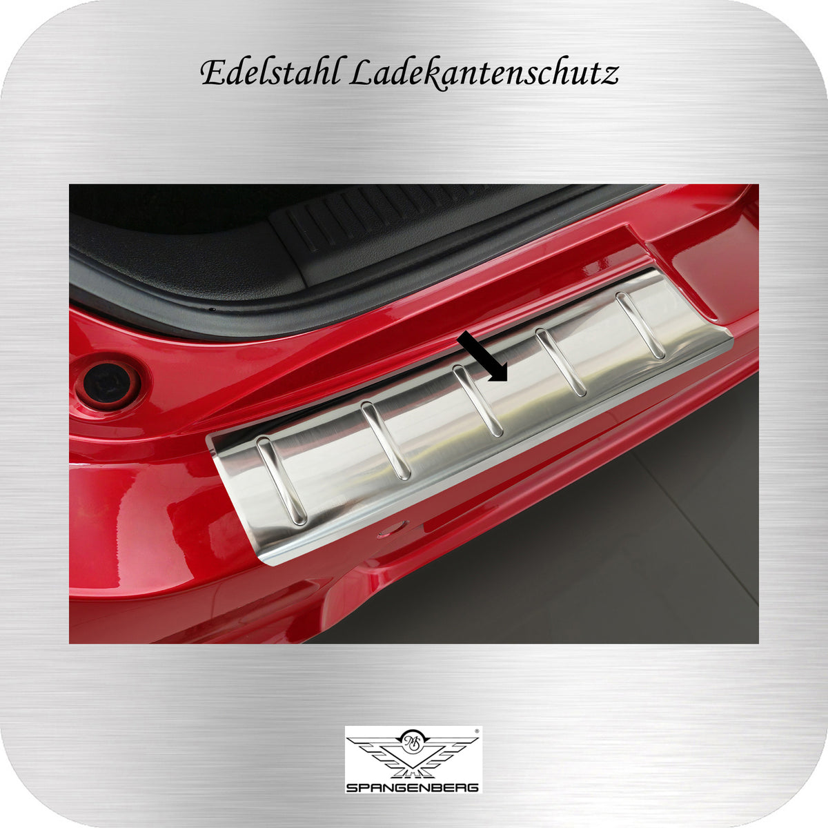 Ladekantenschutz Edelstahl silber für Suzuki Swift VII 5-Türer ab 04.24- 3235968 c