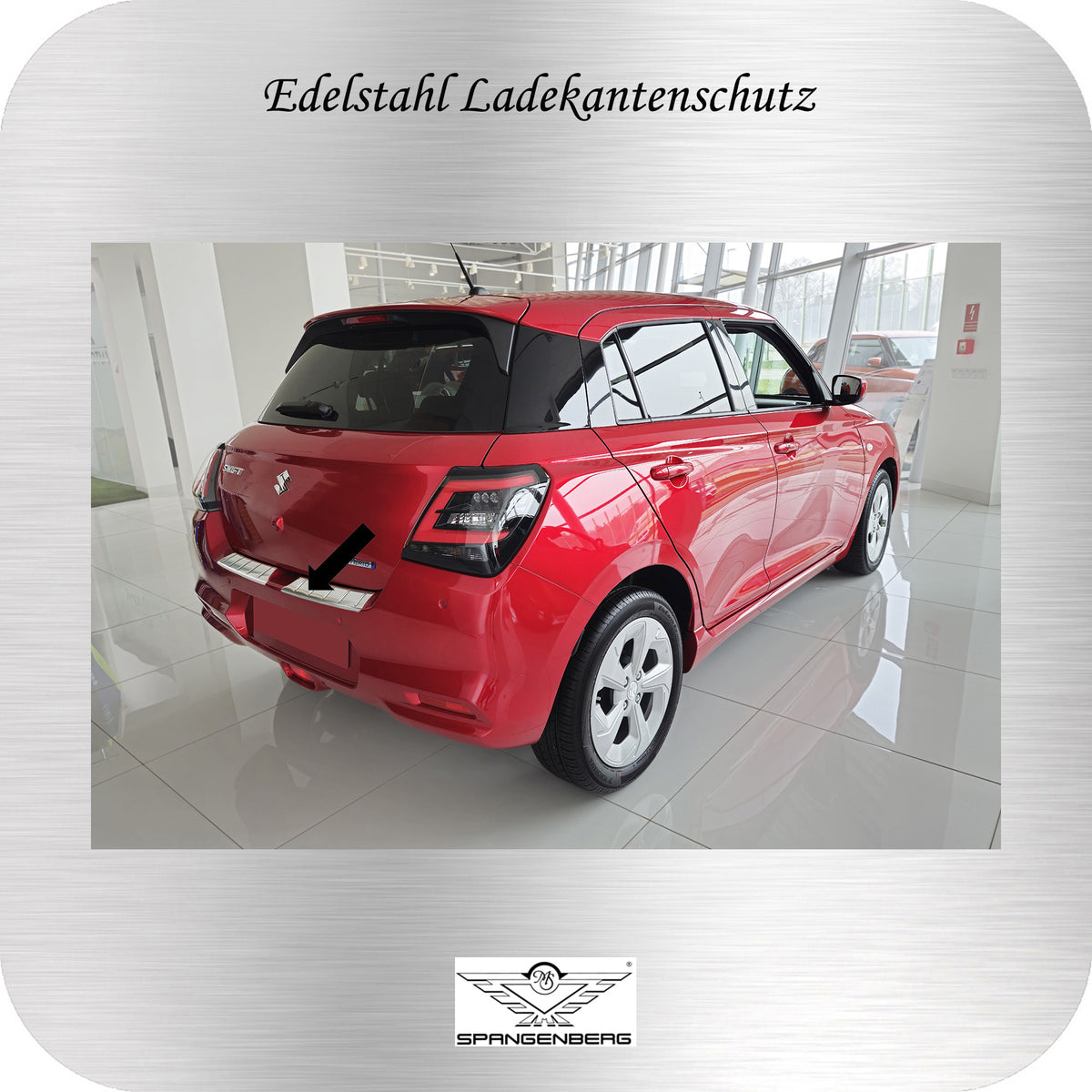 Ladekantenschutz Edelstahl silber für Suzuki Swift VII 5-Türer ab 04.24- 3235968 h
