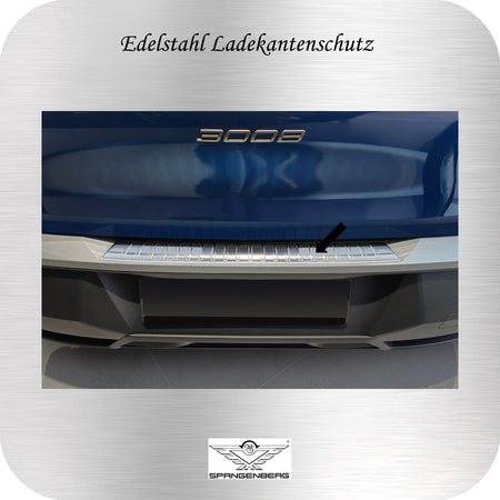Ladekantenschutz Edelstahl silber für Peugeot 3008 III ab Bauj. 04.2024- 3235985 b