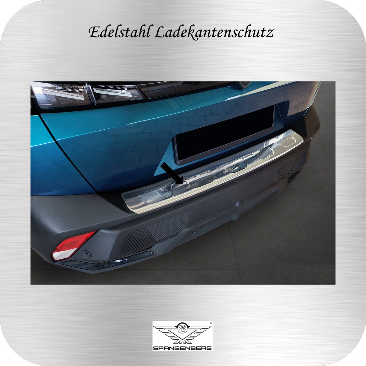 Ladekantenschutz Edelstahl silber für Peugeot 408 III 5-Türer ab 10.22- 3235988 a