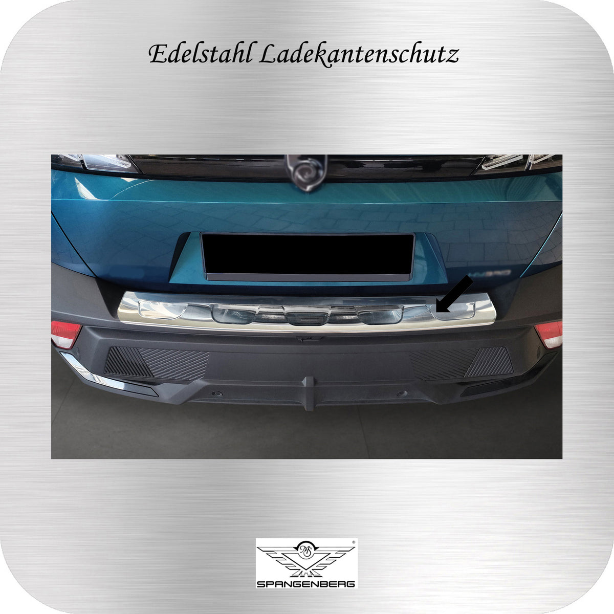 Ladekantenschutz Edelstahl silber für Peugeot 408 III 5-Türer ab 10.22- 3235988 b