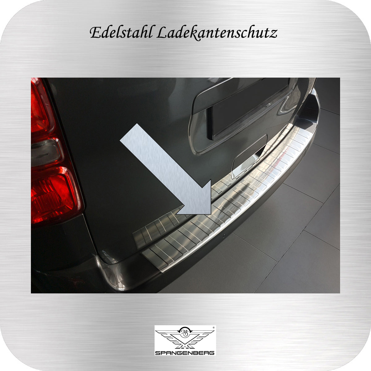 Ladekantenschutz Edelstahl Toyota ProAce II Van ab Baujahr 2016- 3235995