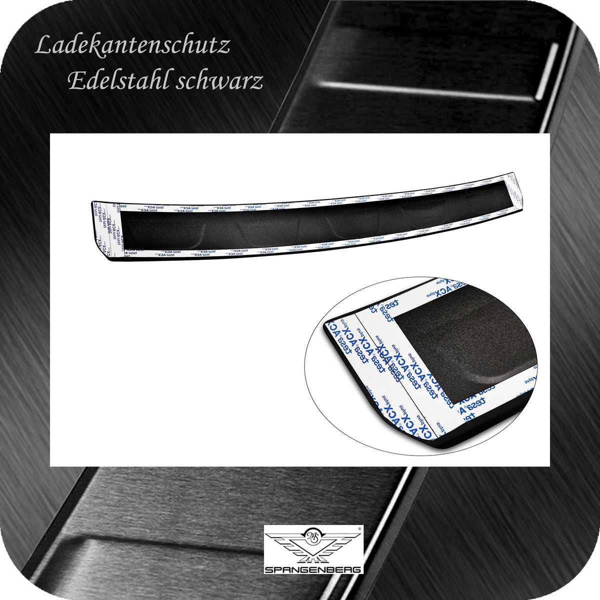 Ladekantenschutz Edelstahl schwarz für Peugeot 408 III 5-Türer ab 10.22- 3240332 f
