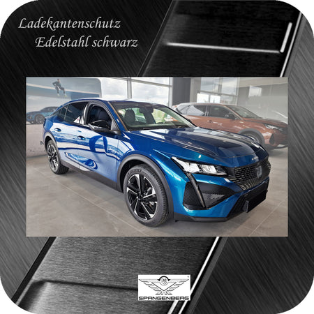 Ladekantenschutz Edelstahl schwarz für Peugeot 408 III 5-Türer ab 10.22- 3240332 h