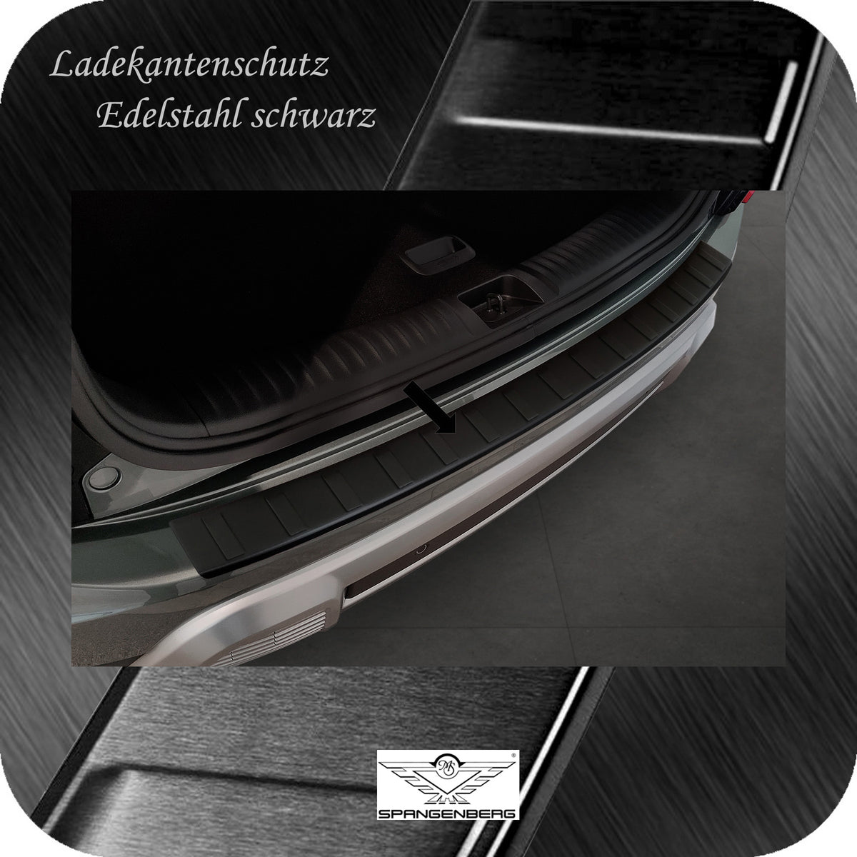 Ladekantenschutz Edelstahl schwarz Ssangyong Torres auch EVX ab 09.2023- 3240333a