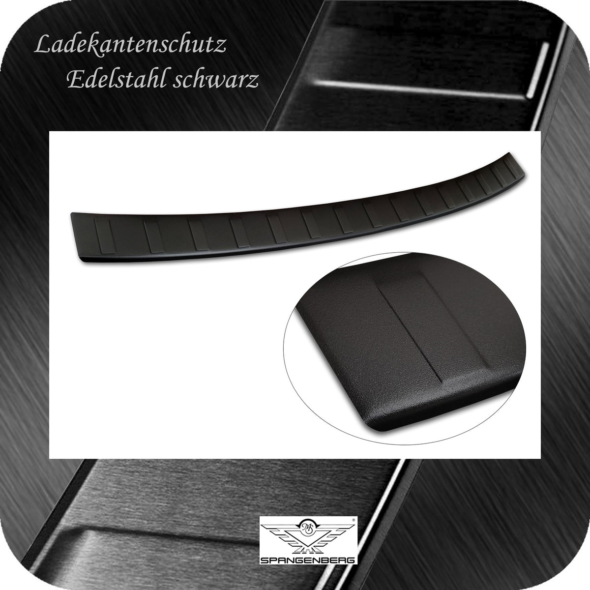 Ladekantenschutz Edelstahl schwarz Ssangyong Torres auch EVX ab 09.2023- 3240333e