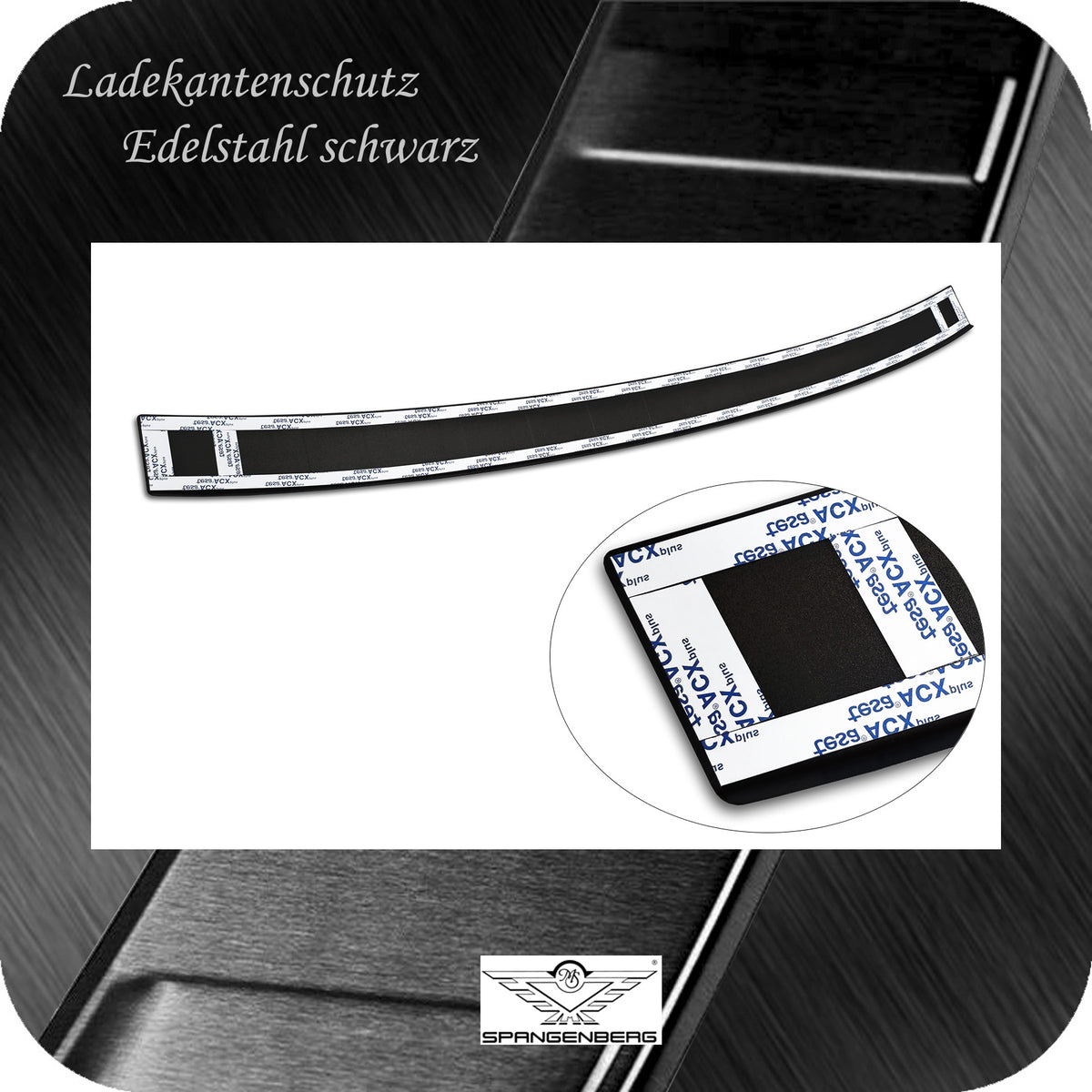 Ladekantenschutz Edelstahl schwarz Ssangyong Torres auch EVX ab 09.2023- 3240333f