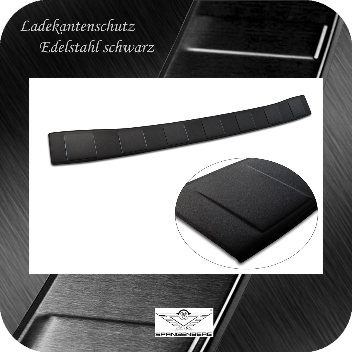 Ladekantenschutz Edelstahl schwarz für BMW 3er Touring M-Style G21 2022- 3240347 e