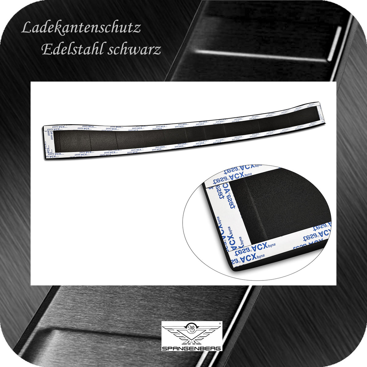 Ladekantenschutz Edelstahl schwarz für BMW 3er Touring M-Style G21 2022- 3240347 f