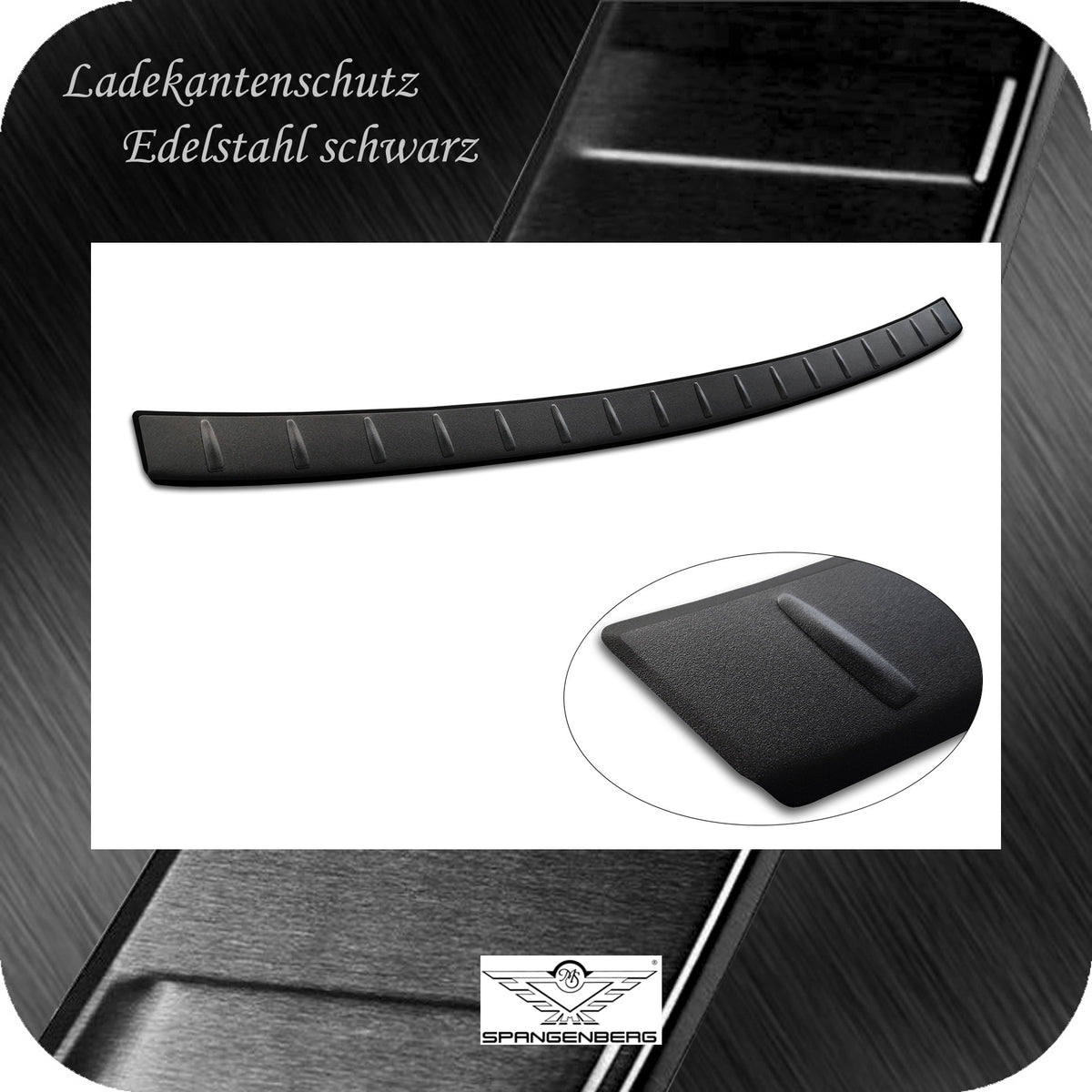 Ladekantenschutz Edelstahl schwarz für MG EHS und HS ab Baujahr 09.2020- 3240349 e