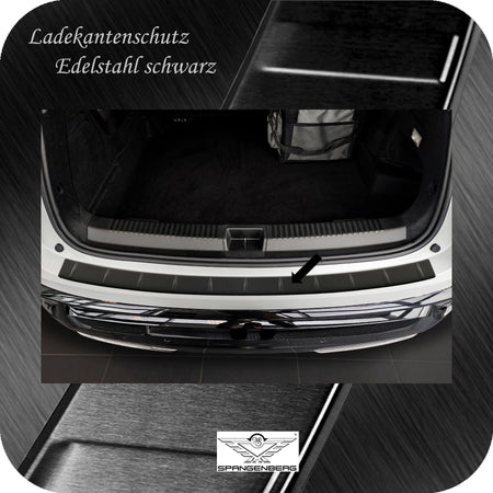 Ladekantenschutz Edelstahl schwarz für Renault Espace VI 6.Gen. 04.2023- 3240355b