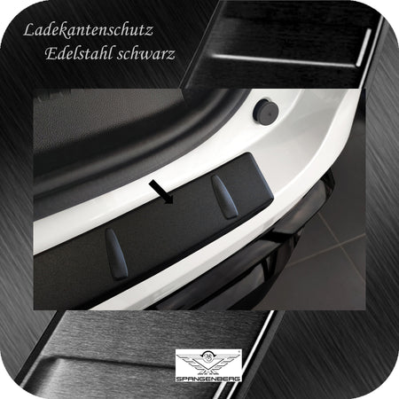 Ladekantenschutz Edelstahl schwarz für Renault Espace VI 6.Gen. 04.2023- 3240355d