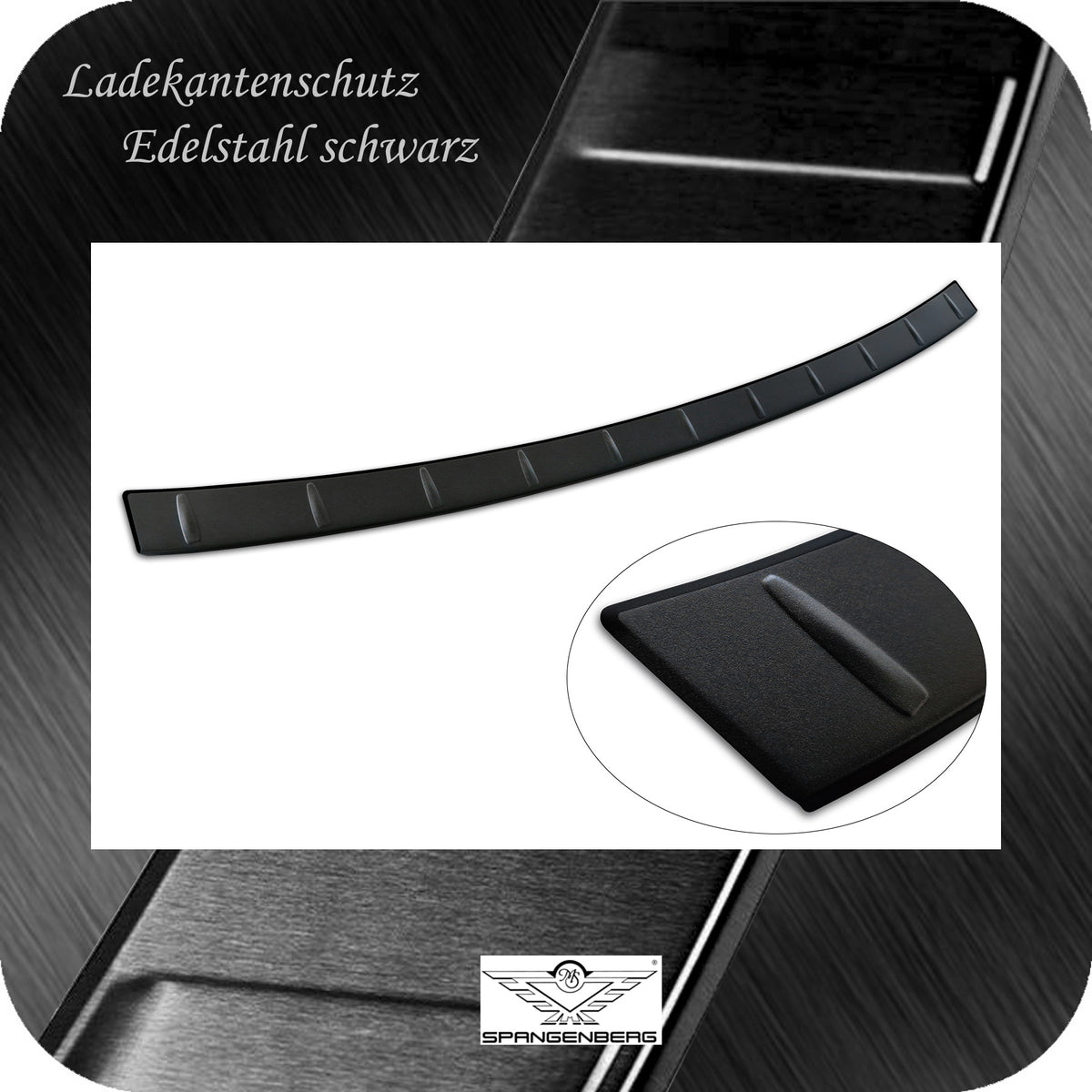 Ladekantenschutz Edelstahl schwarz für Renault Espace VI 6.Gen. 04.2023- 3240355e