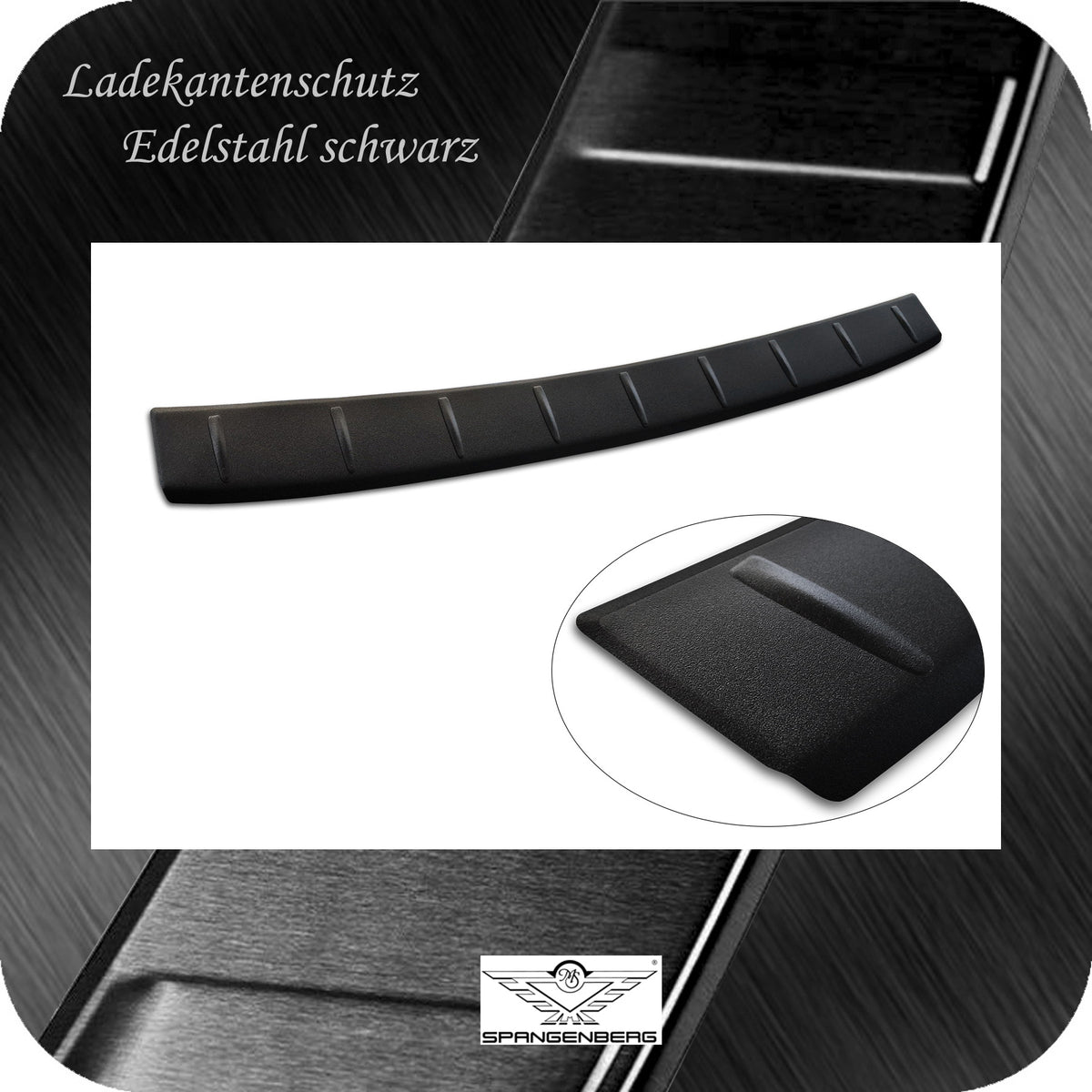 Ladekantenschutz Edelstahl schwarz für VW ID.7 Schrägheck ab 09.2023- 3240356d