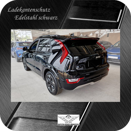 Ladekantenschutz Edelstahl schwarz für Kia Niro II Typ SG2 ab 06.2022- 3240357f