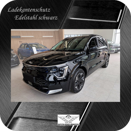 Ladekantenschutz Edelstahl schwarz für Kia Niro II Typ SG2 ab 06.2022- 3240357g