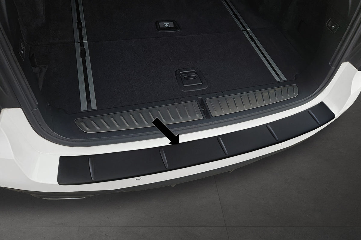 Ladekantenschutz Edelstahl schwarz für BMW 5er M-Style Touring G31 Mopf 06.2020-