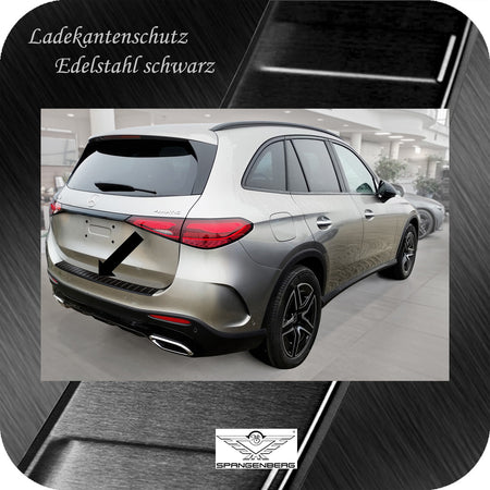 Ladekantenschutz Edelstahl schwarz für Mercedes GLC II X254 ab 06.2022- 3240366g
