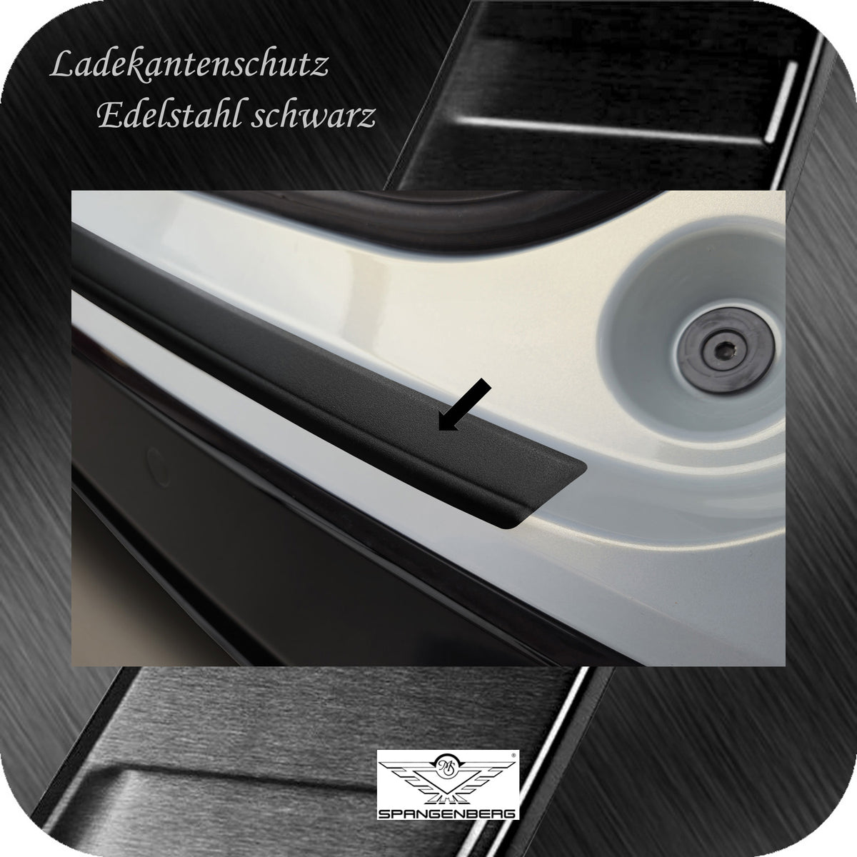 Ladekantenschutz Edelstahl schwarz matt für Honda HR-V III ab 09.2021- 3240368d