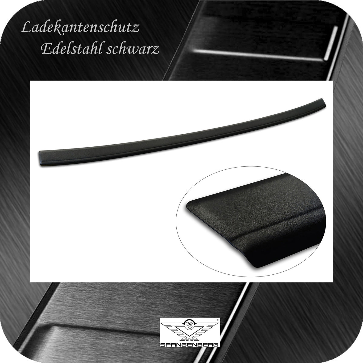 Ladekantenschutz Edelstahl schwarz matt für Honda HR-V III ab 09.2021- 3240368e