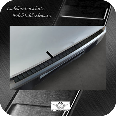Ladekantenschutz Edelstahl schwarz matt für Peugeot 5008 III ab 07.2024- 3240369b