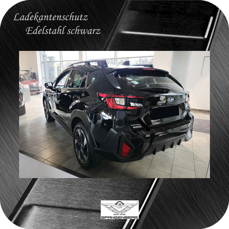 Ladekantenschutz Edelstahl schwarz matt für Subaru Crosstrek III 01.24- 3240371g