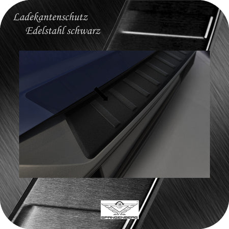 Ladekantenschutz Edelstahl schwarz matt für Peugeot 3008 III ab 04.2024- 3240378 d